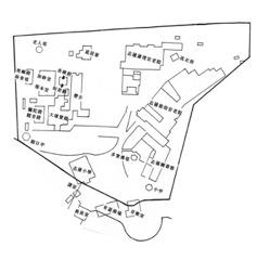 General layout plan of Chi Lin Nunnery, 1964