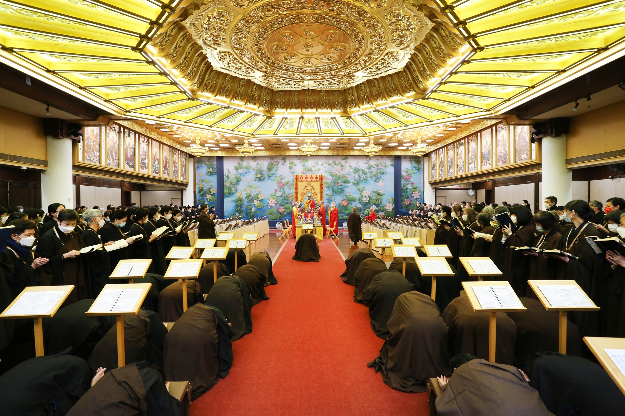 盂蘭法會施放瑜珈燄口
