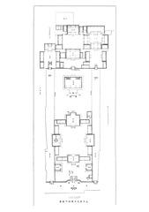 Standard layout of traditional monastic architecture